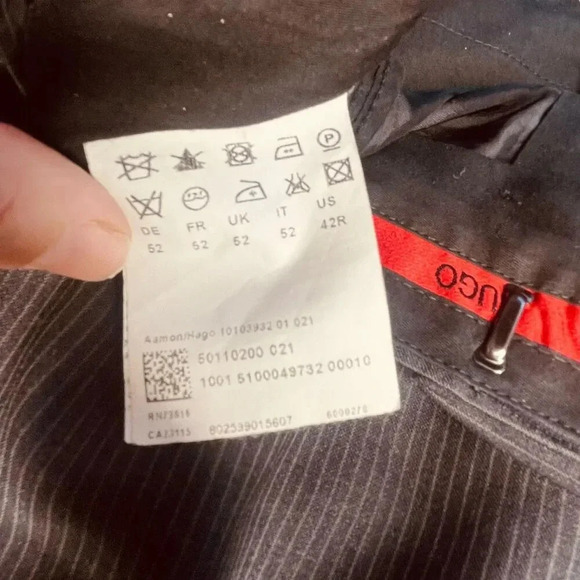 HUGO by Hugo Boss Pinstripe 2 Piece Pant Suit - Picture 8 of 15